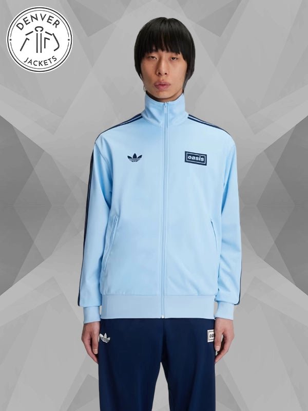 Blue Adidas Track Jacket Oasis