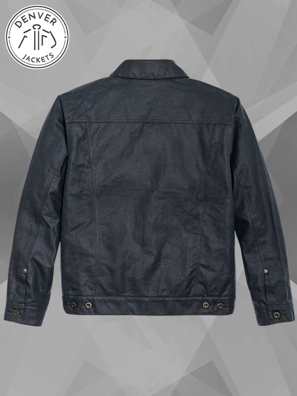Blue Tin Cloth Short Lined Cruiser Jacket Filson