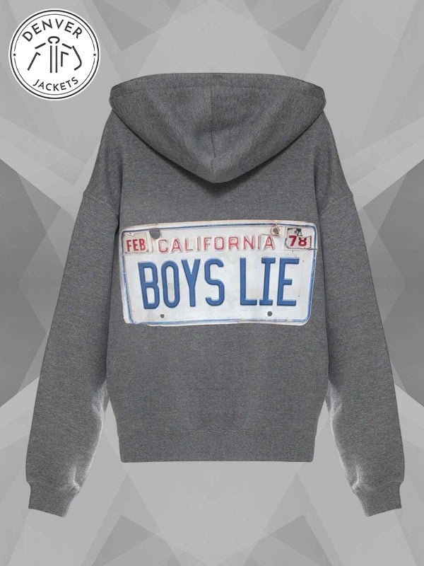 Boys Lie Driver s License Racer Grey Hoodie
