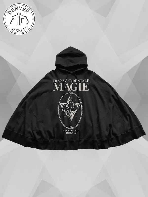 Brotherly Love Magie Cape Hoodie Black