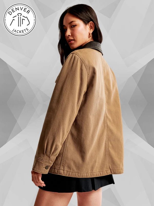 Brown Abercrombie Women s Workwear Jacket