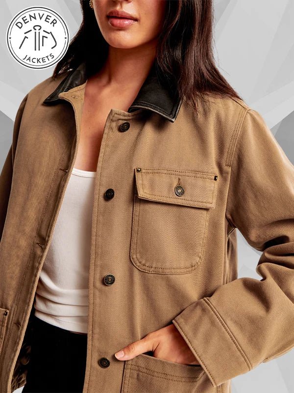 Brown Women s Workwear Jacket Abercrombie
