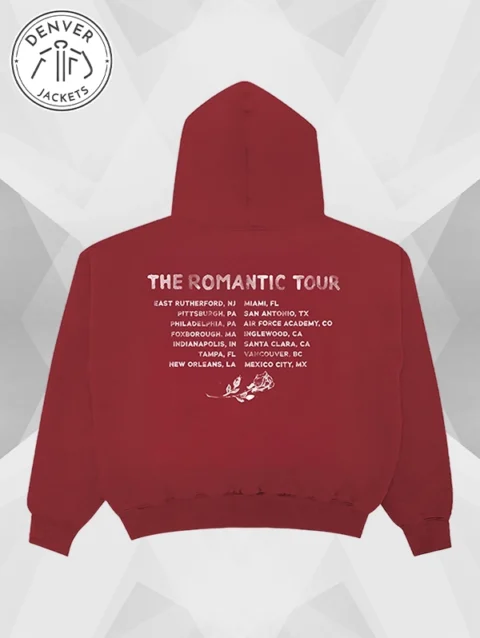 Bruno Mars Romantic Tour Merch 2026 Hoodie