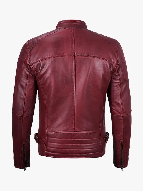 Burgundy Mens Jacket