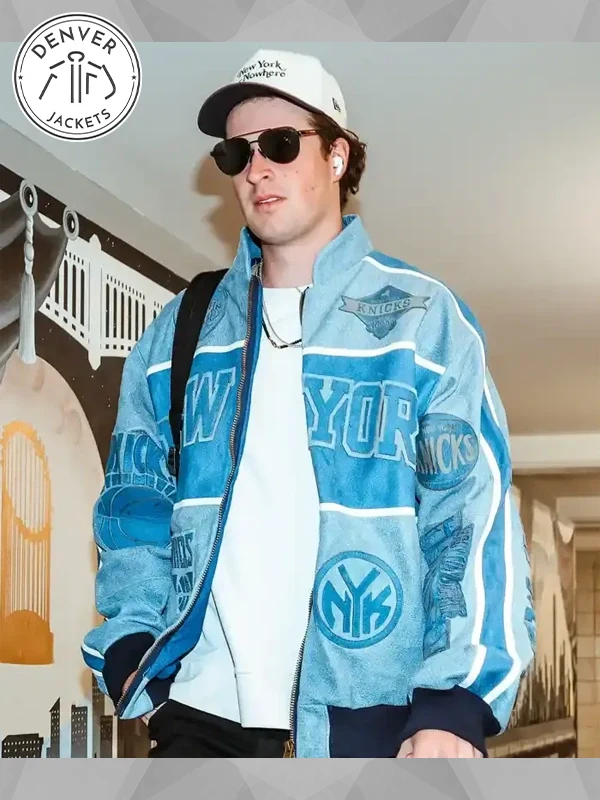 Cam Schlittler Knicks Blue Jacket