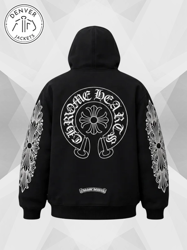 Carhartt x chrome hearts jacket hoodie black