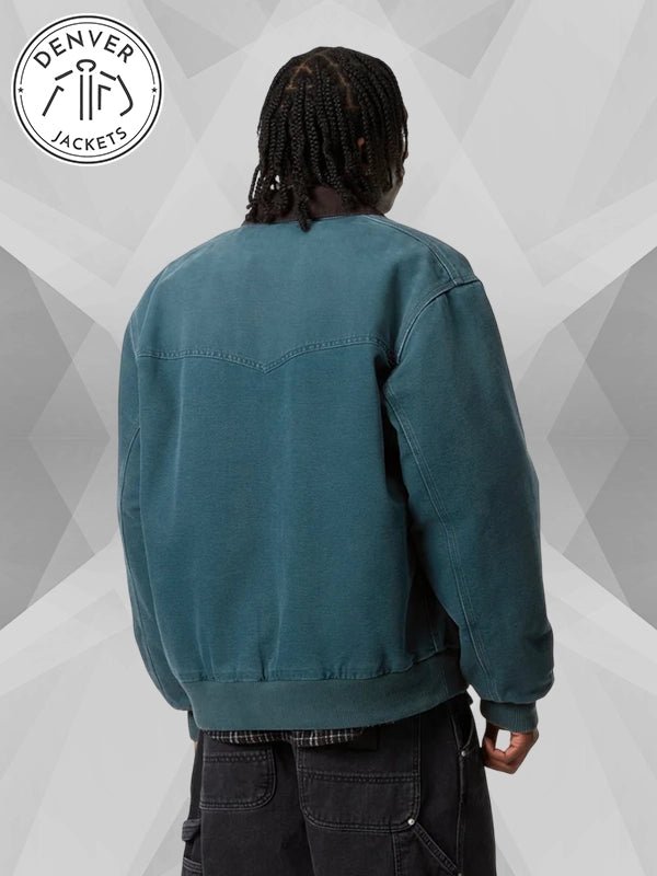 Carhartt WIP Santa Fe Bomber Blue Jacket