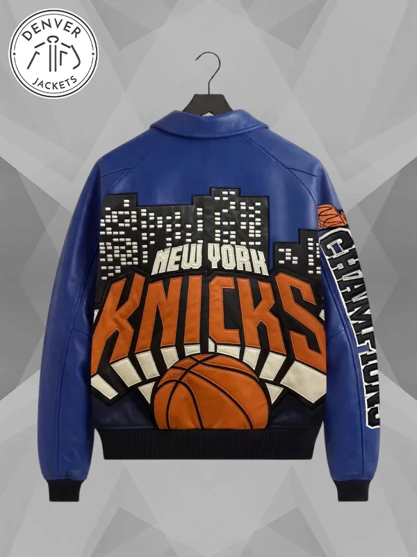 Champions Leather Jacket Kith for the New York Knicks 2026