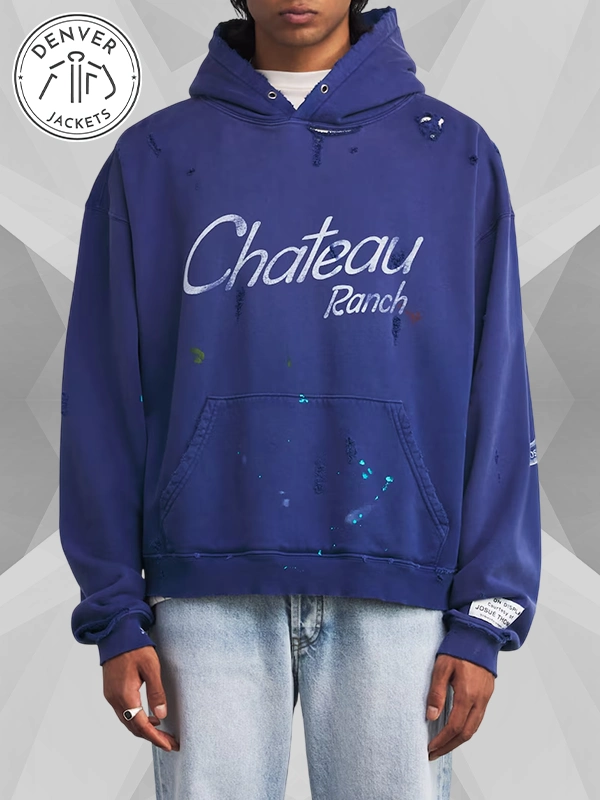 Chateau Ranch Blue Hoodie Gallery Dept