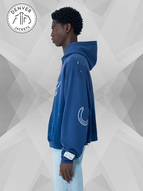 Chateau Ranch Gallery Dept Hoodie Blue