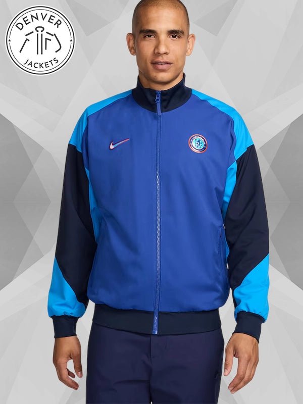 Chelsea F C Nike Anthem Jacket Blue
