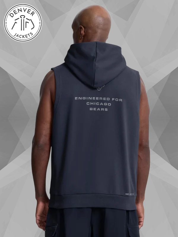 Chicago Bears Nike Sideline Hoodie Navy