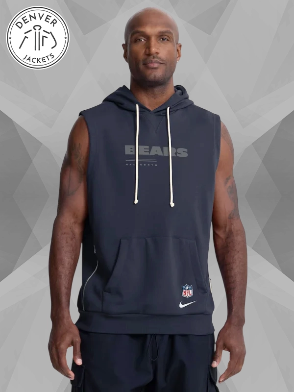 Chicago Bears Nike Sideline Sleeveless Hoodie
