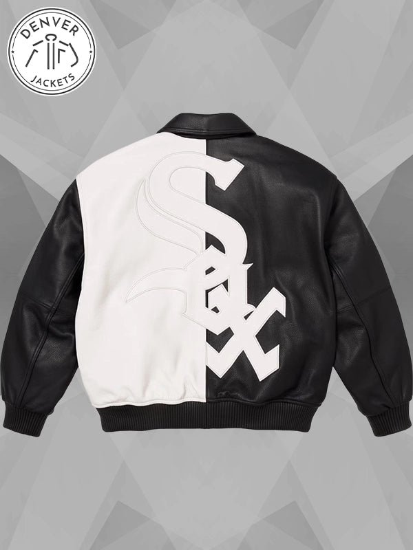 Chicago White Sox x Supreme Leather Varsity Jacket