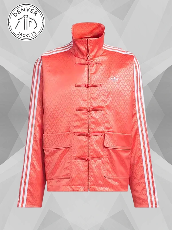 Chinese New Year Tang Retro Sports Jacket Red