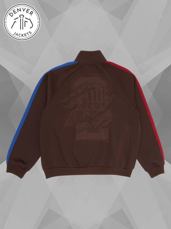 Cj X Nike X Barca FC Barcelona Anthem Jacket Brown