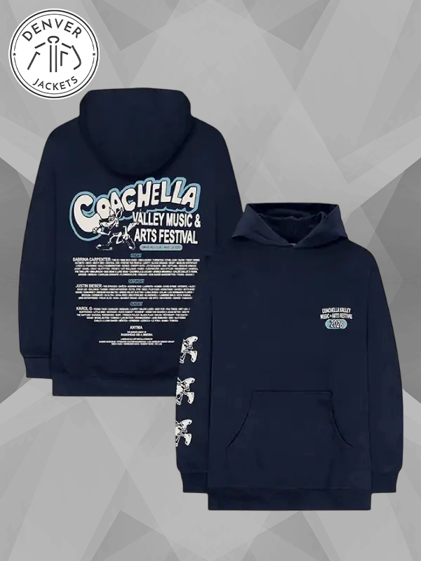 Coachella Desert Dog 2026 Lineup Hoodie