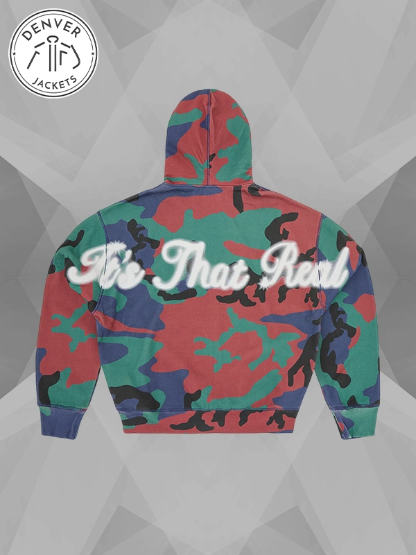 Corteiz Gabriel Moses Zip Camo Hoodie