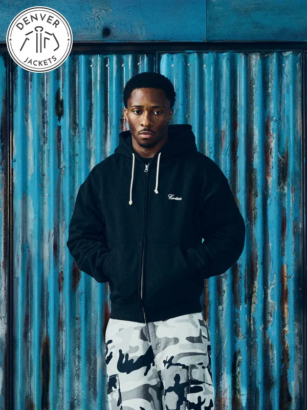 Corteiz x Gabriel Moses Zip-Up Hoodie Black