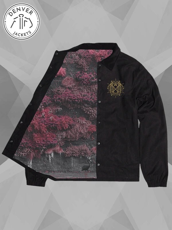 Custom Black Sleep Token Even In Arcadia Coach Jacket