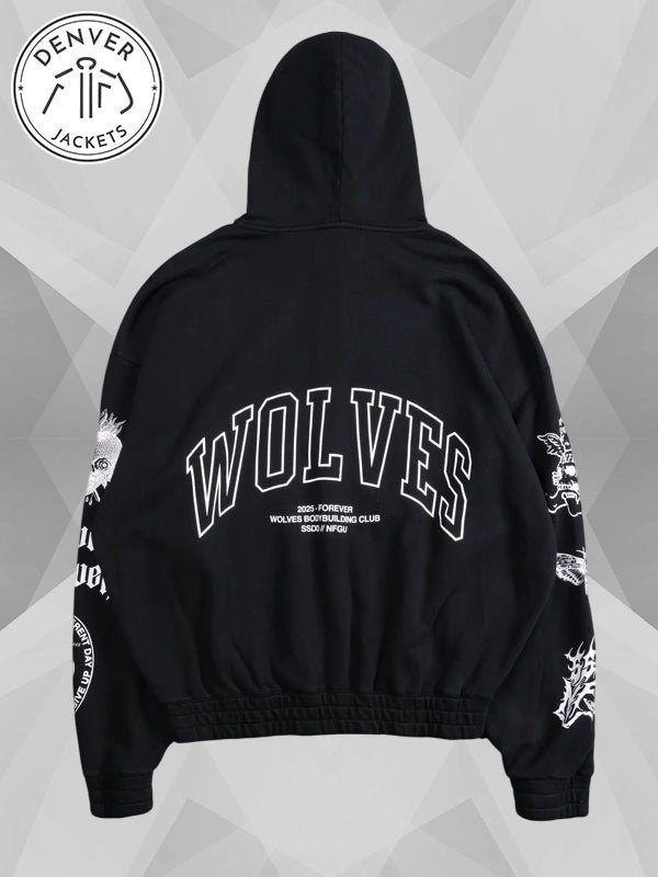 Darc Sport On Our Sleeve Chambers Black Zip Hoodie