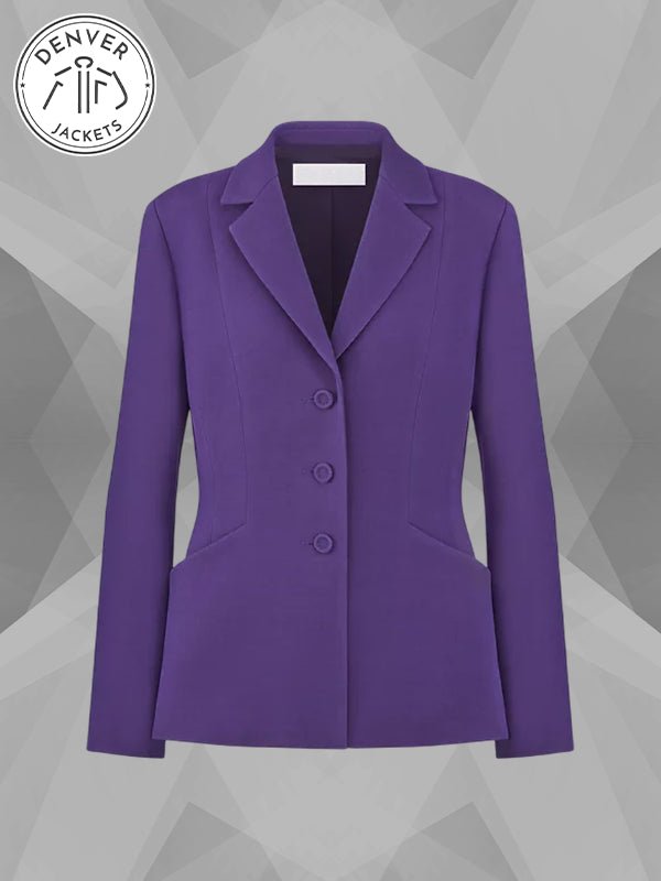 Dior The Bar Jacket Purple