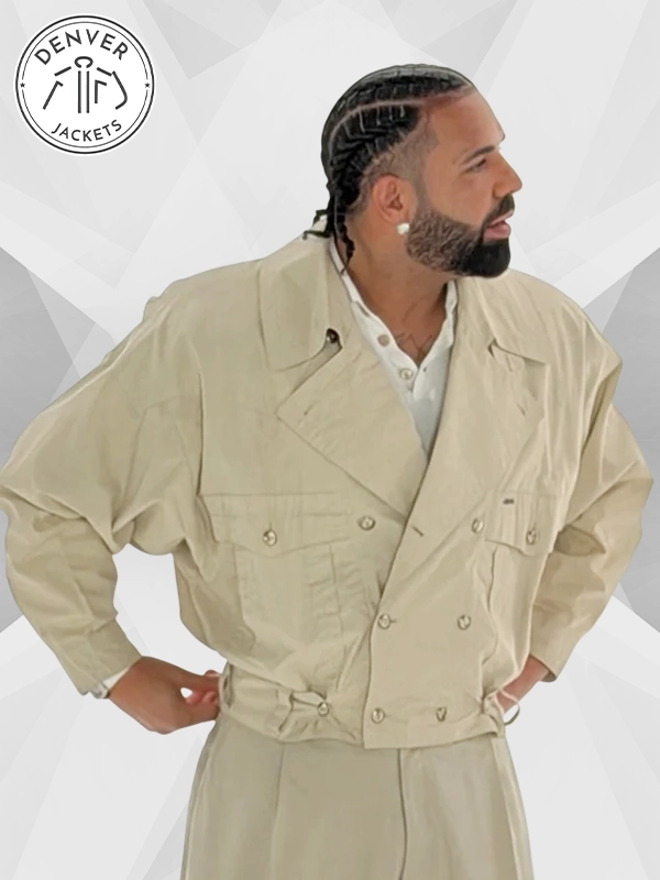 Drake 1980s Italian Vintage Canadian Beige Jacket