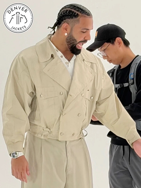 Drake 1980s Italian Vintage Jacket Canadian Beige