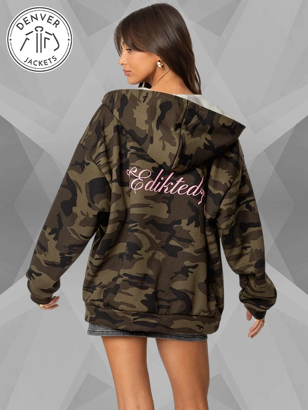 Edikted Camo Hoodie