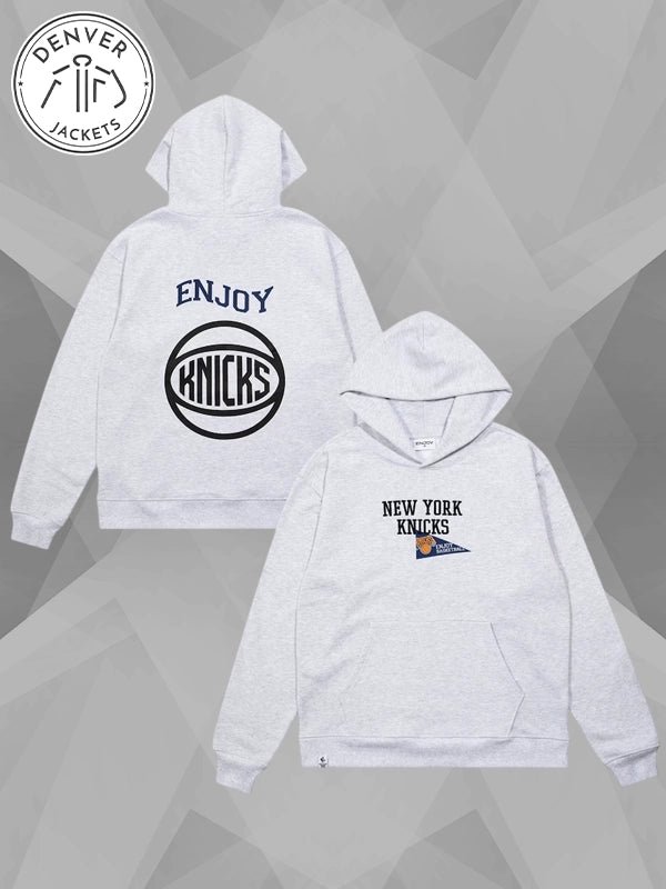 Enjoy Basketball x New York Knicks Hoodie Grey