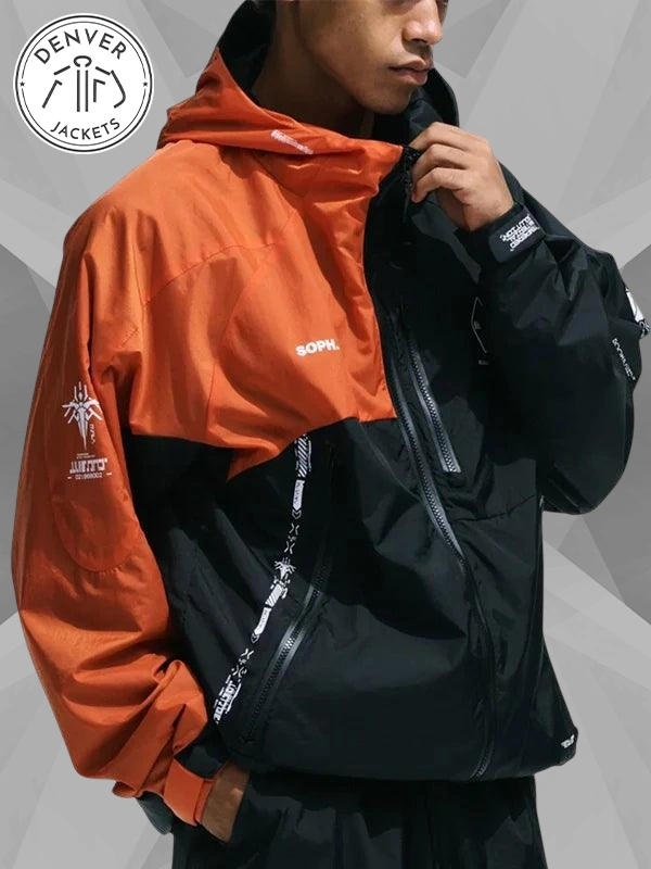 F.C. Real Bristol Death Stranding Jacket Orange Black