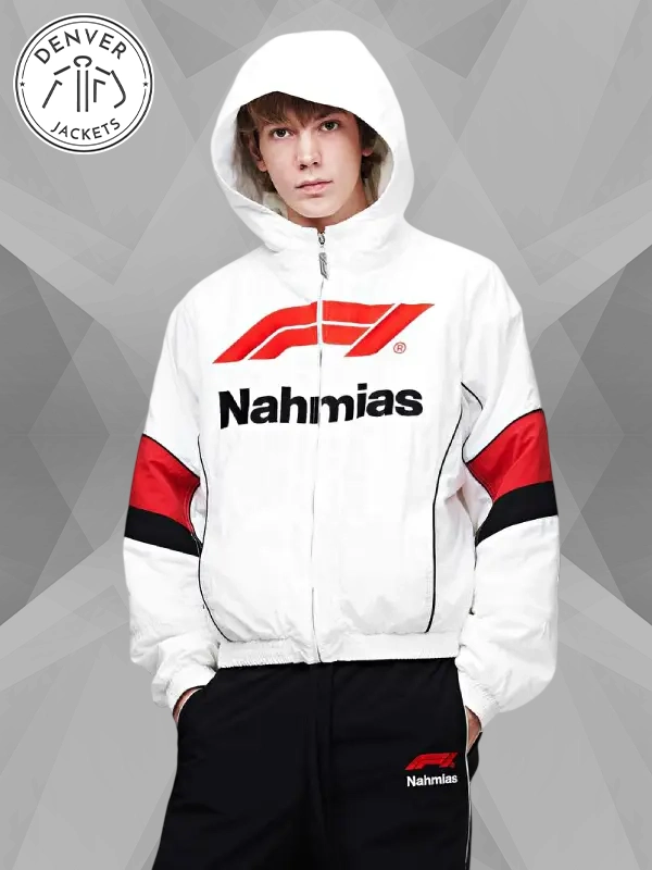 F1 Warm Up Race White Jacket