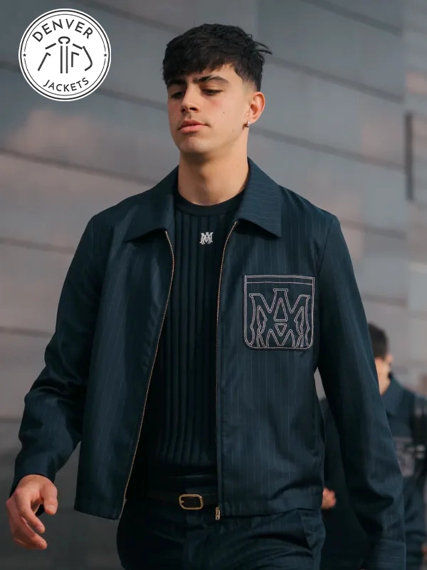 FC Barcelona Amiri Pinstripe Jacket