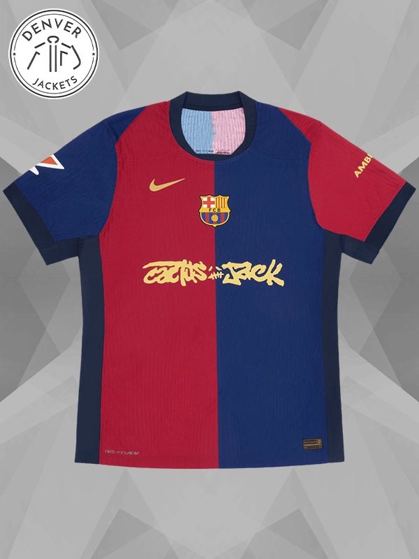 FC BARCELONA 2024 25 MATCH HOME X CACTUS JACK JERSEY