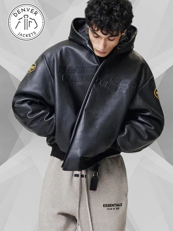 Fear Of God Essentials Vanson Leather Jacket