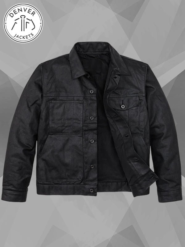 Filson Tin Cloth Short Lined Cruiser Black Jacket