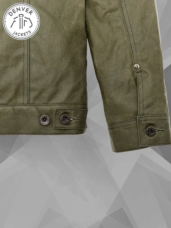 Filson Tin Cloth Short Lined Cruiser Green Jacket