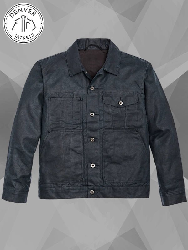 Filson Tin Cloth Short Lined Cruiser Jacket Blue
