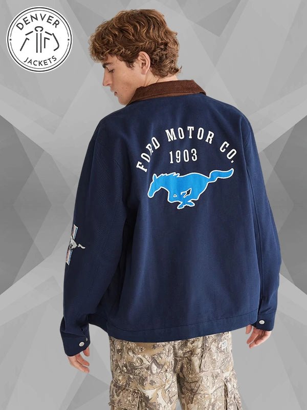 Ford Motor Co Twill Jacket Blue
