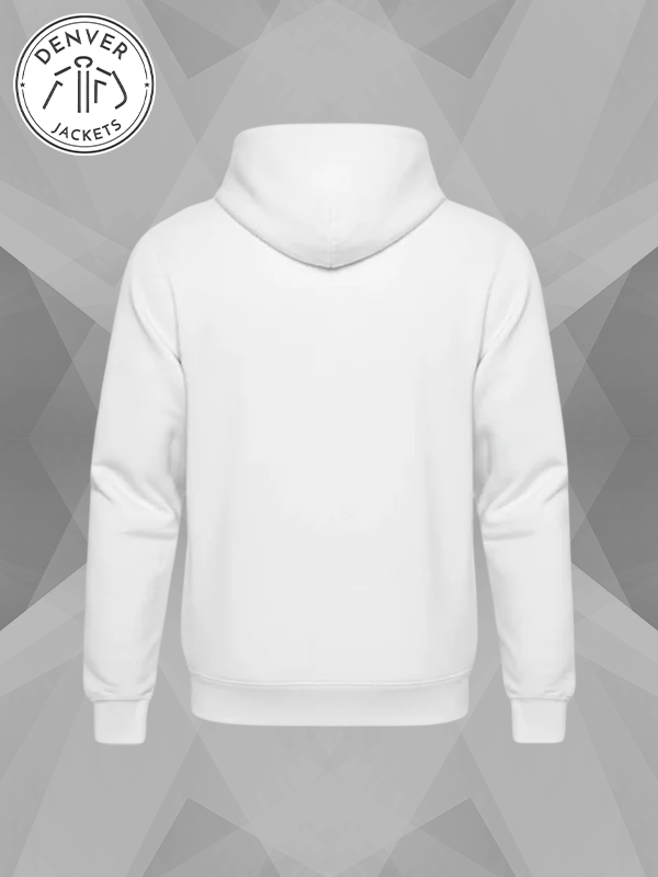 Frazzledrip White Hoodie Mens