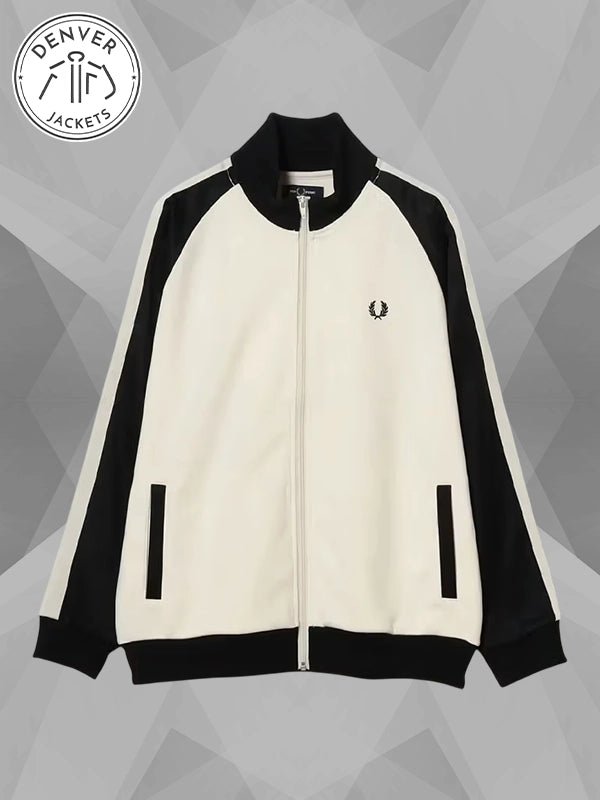 Fred Perry x BEAMS Track Jacket Black and White