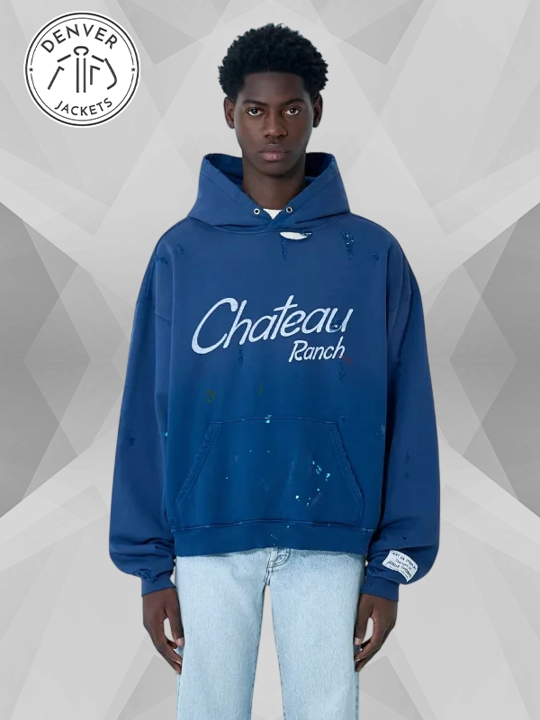 Gallery Dept Chateau Ranch Hoodie Navy Blue