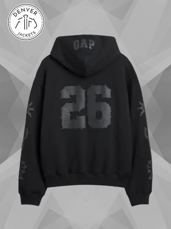 Gap × Coachella Oversized Black Hoodie