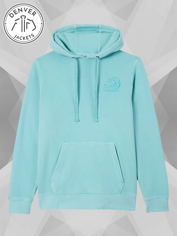 Goat USA Ride the Wave Hooded Sweatshirt Aqua Sky