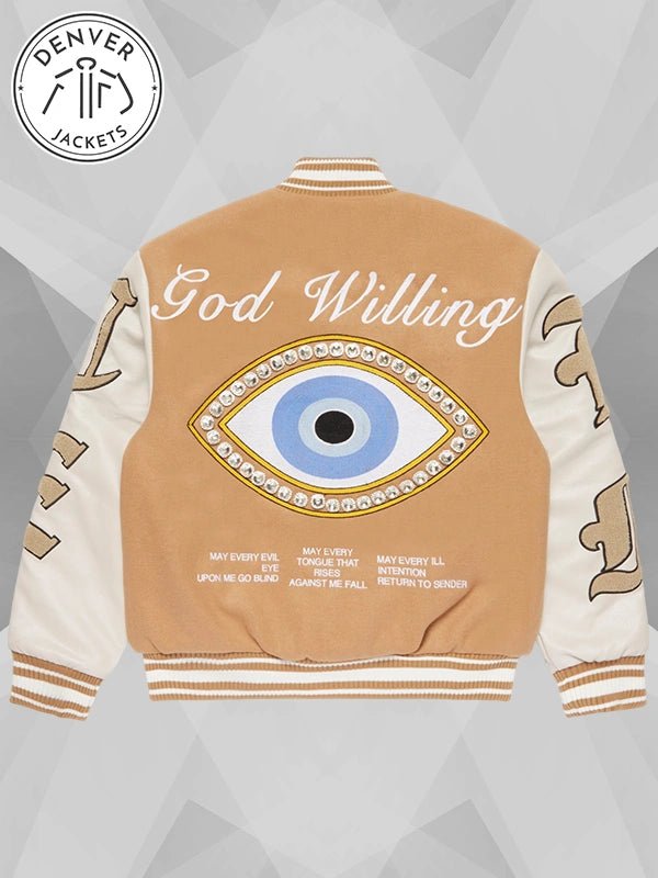 God Willing Varsity Jacket Menace