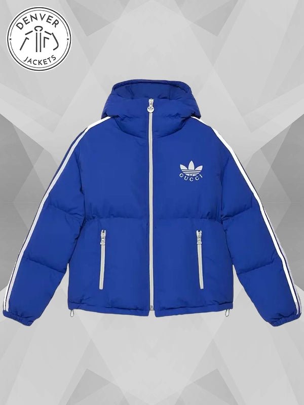 Gucci x Adidas Puffer Jacket Blue