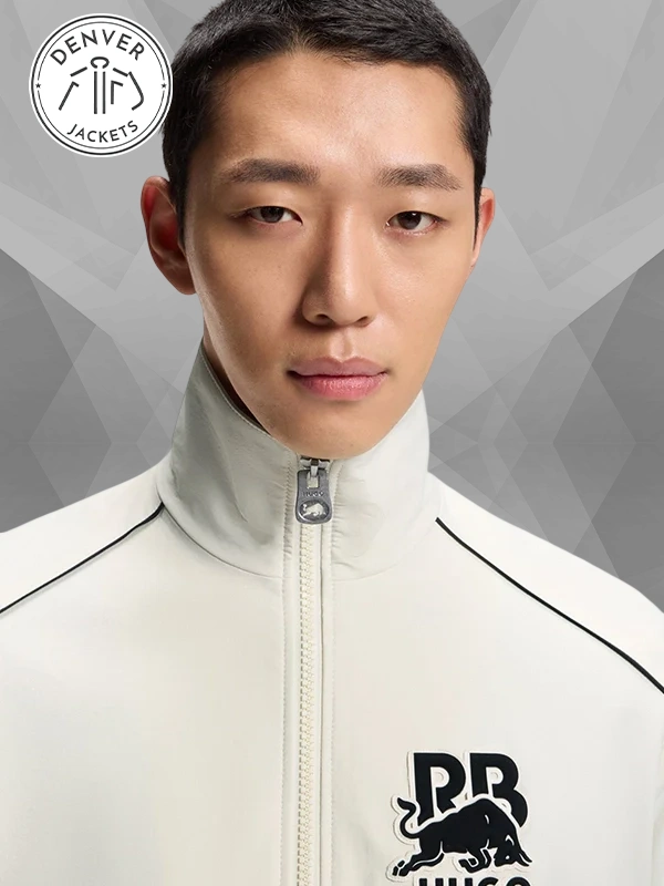 HUGO RB Bull Track Jacket White