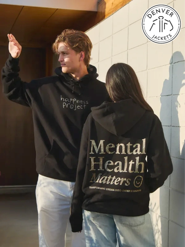 Happiness Project Black Hoodie