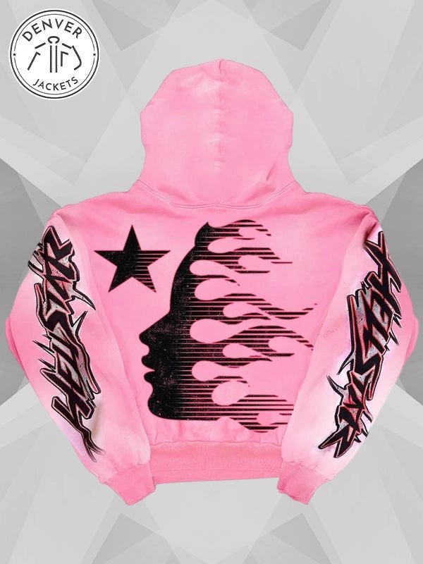 Hellstar Brainwashed Pink Hoodie
