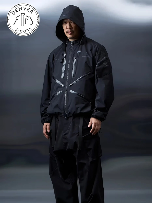 Hideo Kojima Acronym Drawbridge Death Stranding 2 Jacket Black